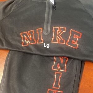 Nike Black Pullover with Red Accents